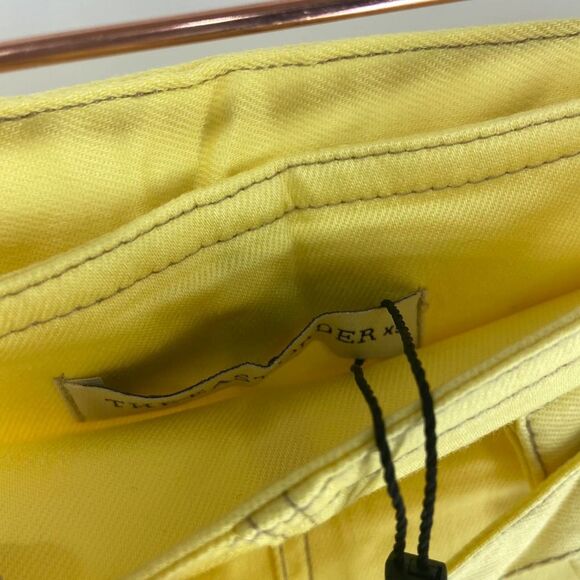 The East Order Goldie Lemon Yellow wide leg belted trouser pant NWT Womens XS - Picture 5 of 7